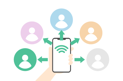 事前決済と電子領収書発行機能