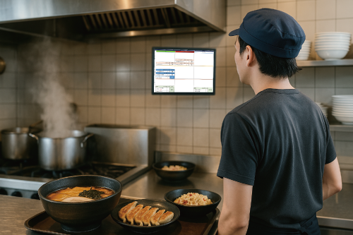 調理順序と配膳タイミングをAIが最適化