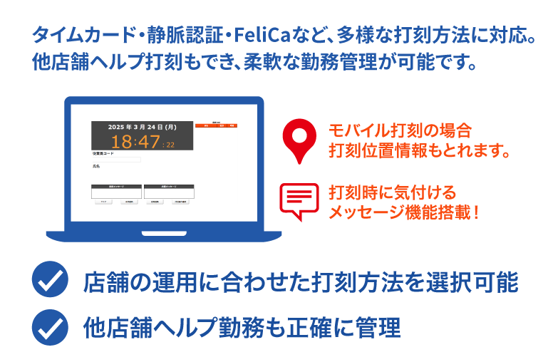 タイムカード（打刻）