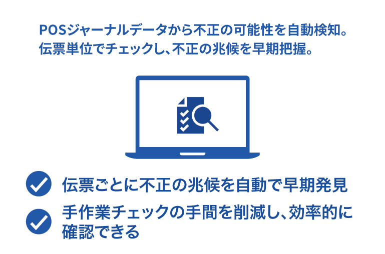 不正ジャーナルを検知