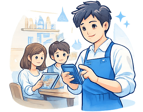店内オペレーションに強い